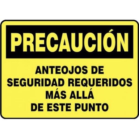 Accuform OSHA CAUTION Safety Sign SAFETY SHMPPE647XP SHMPPE647XP